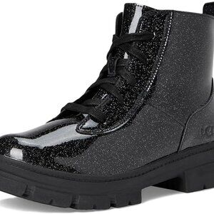 UGG Kids Ashton Lace-Up Glitter Boot